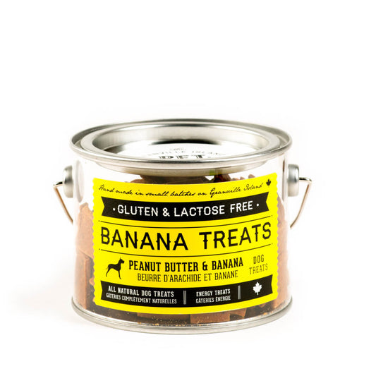 Peanut Butter and Banana Hearts Tin